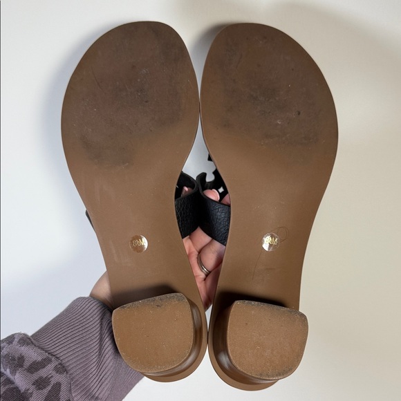Tory Burch Black Thong Heeled Sandals, Women’s 8.5 - Picture 6 of 8